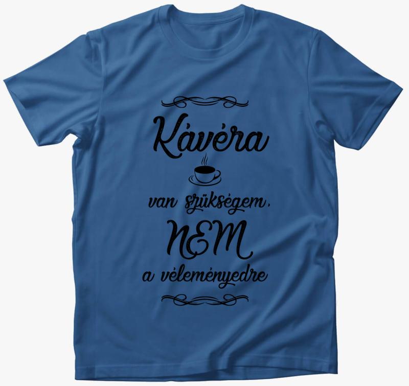 Kávé kapucnis pulóver - fekete — Azúrkék