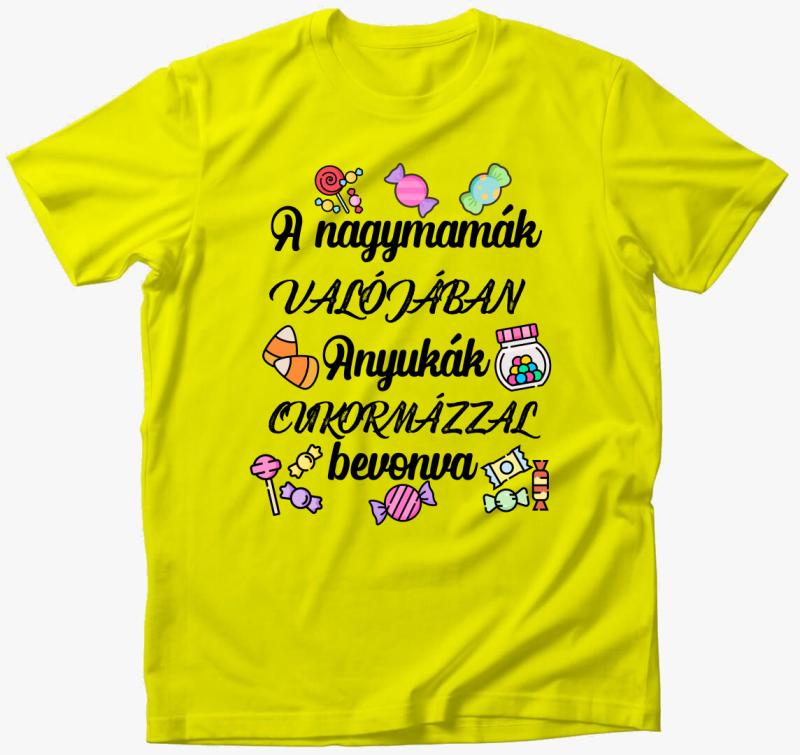 A nagymamák valódi kiléte póló — Citrom