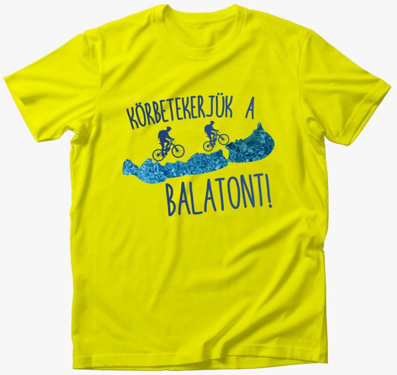 Körbetekerjük a Balatont póló — Citrom