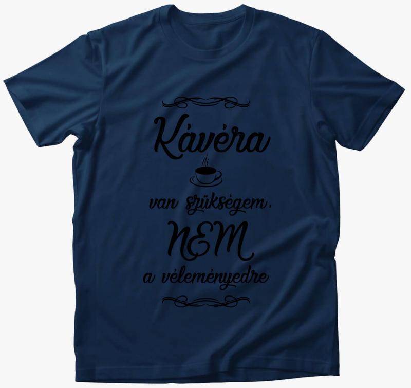 Kávé kapucnis pulóver - fekete — Éjkék