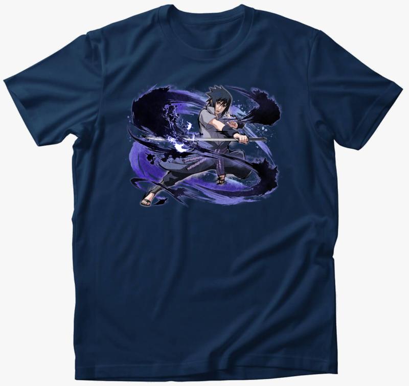 Sasuke art póló — Éjkék