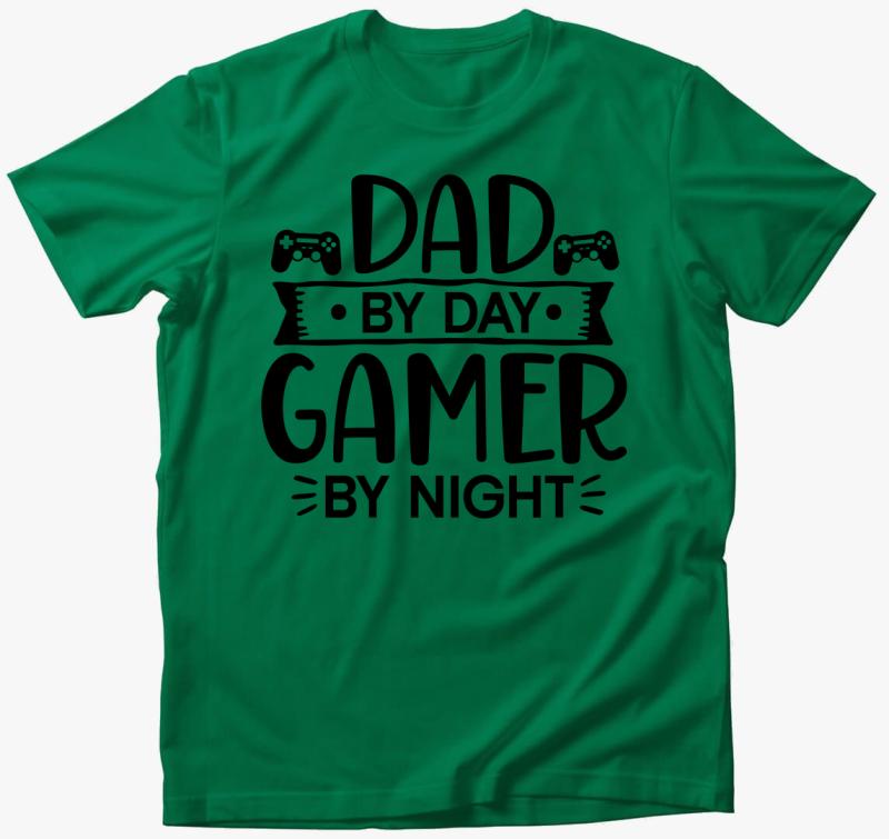 Dad by day póló — Fűzöld