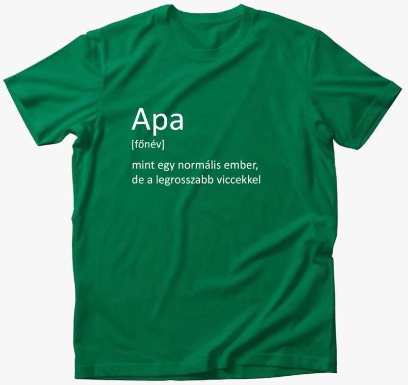 Apa szó jelentése póló — Fűzöld