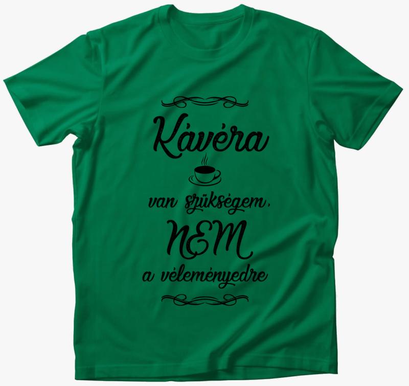 Kávé kapucnis pulóver - fekete — Fűzöld