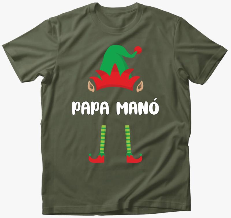 Papa manós póló — Khaki