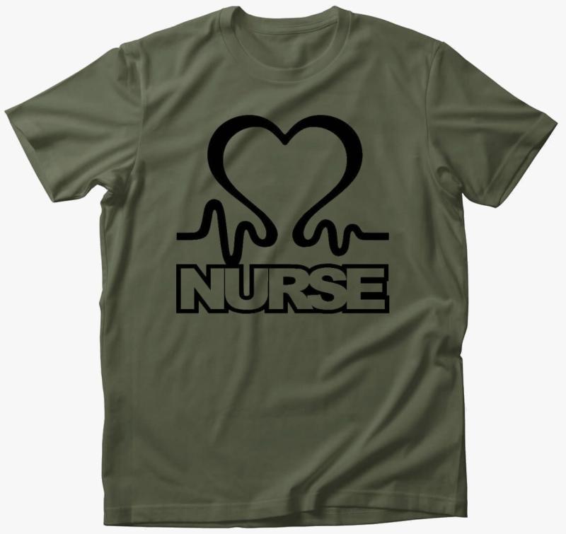 Nurse (Ápolónő) póló — Khaki