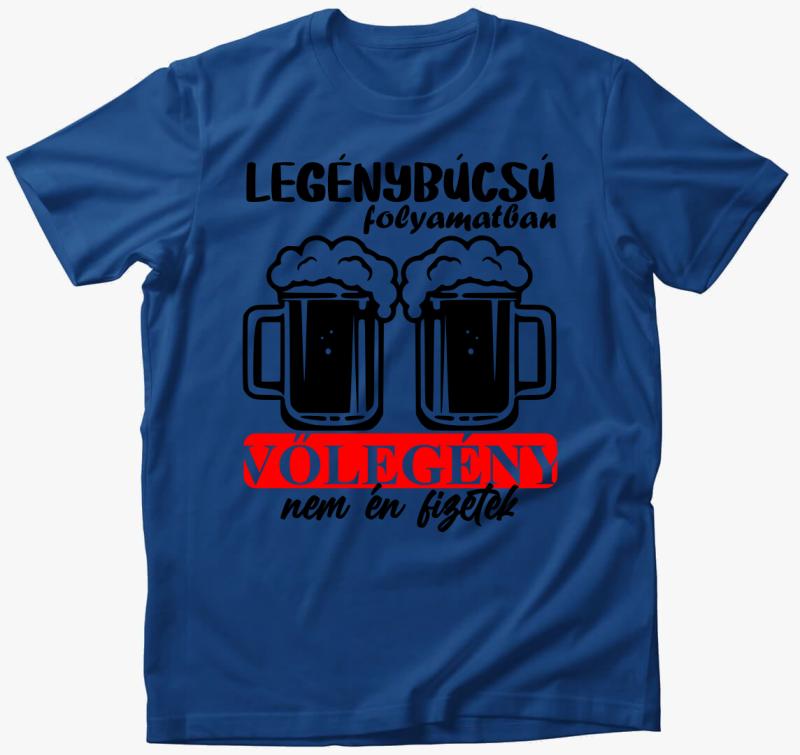 Legénybúcsús Vőlegény 2 póló — Királykék