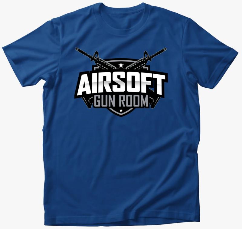 Airsoft Gun Room póló — Királykék