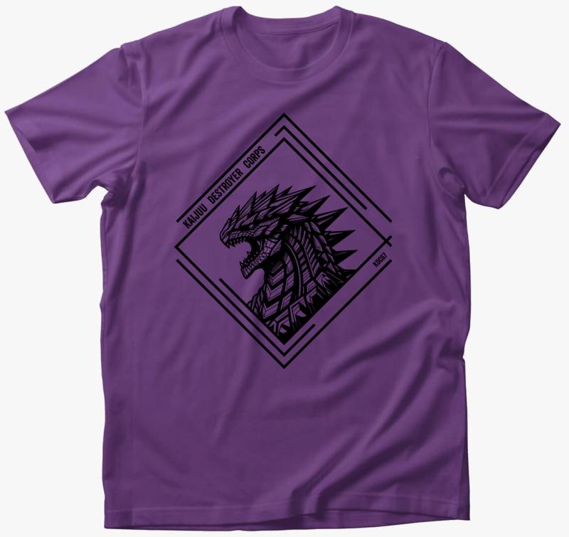 Kaijuu destroyer póló — Lila