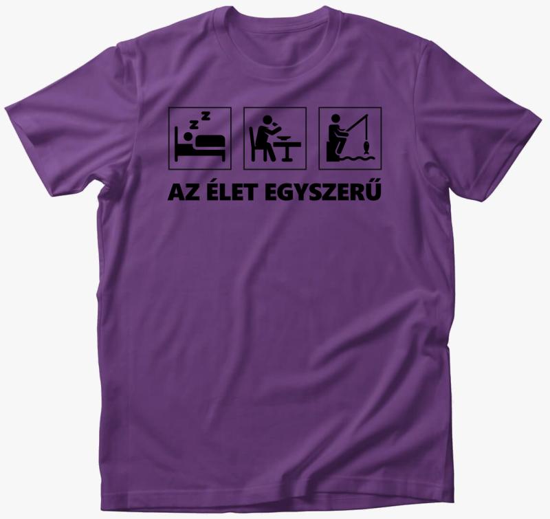 Az élet egyszerű póló — Lila