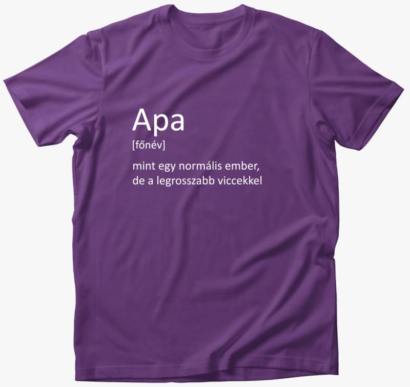 Apa szó jelentése póló — Lila