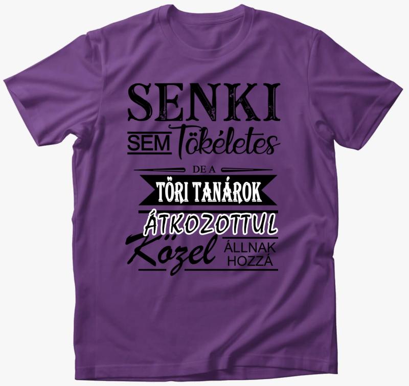Történelem tanár póló — Lila