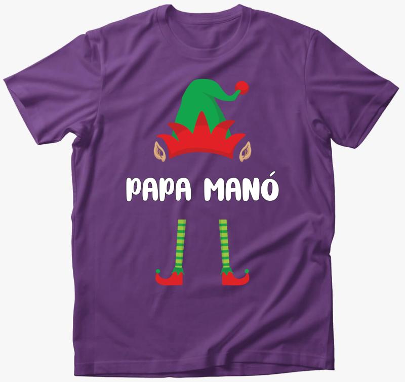 Papa manós póló — Lila