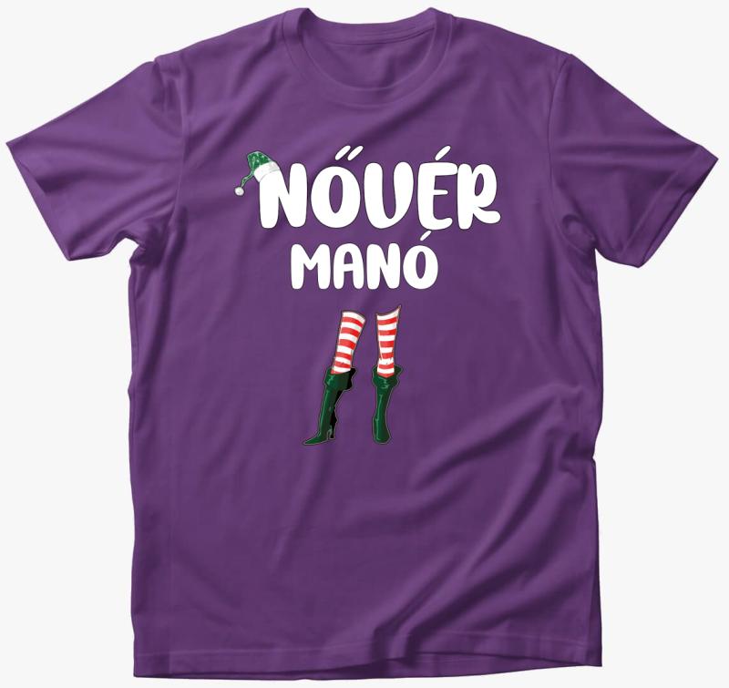 Nővér manós póló — Lila