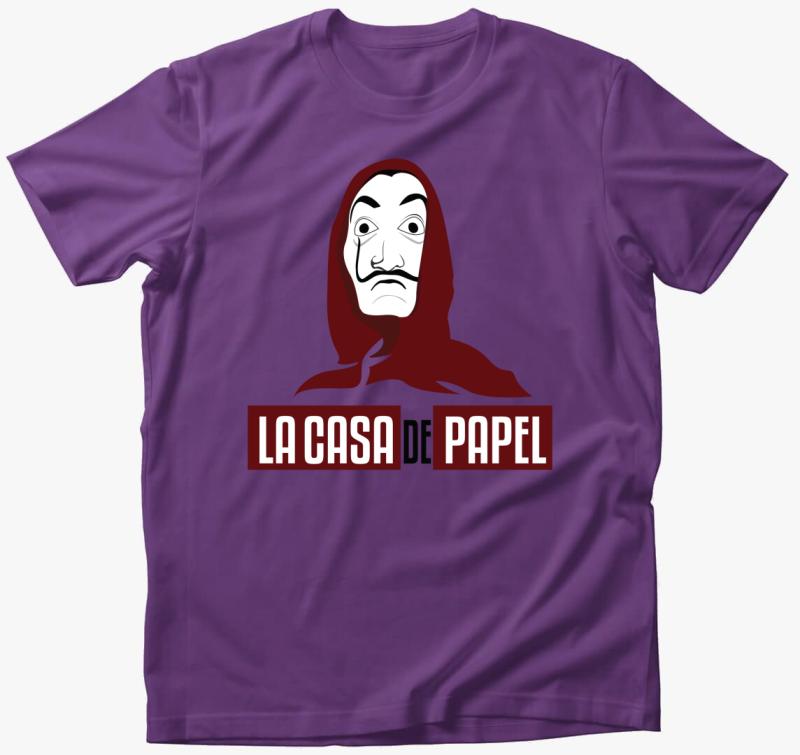 Money Heist póló — Lila
