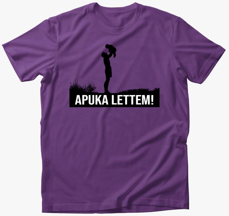 Apuka lettem póló — Lila