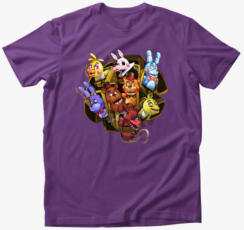 Five Nights at Freddy póló — Lila