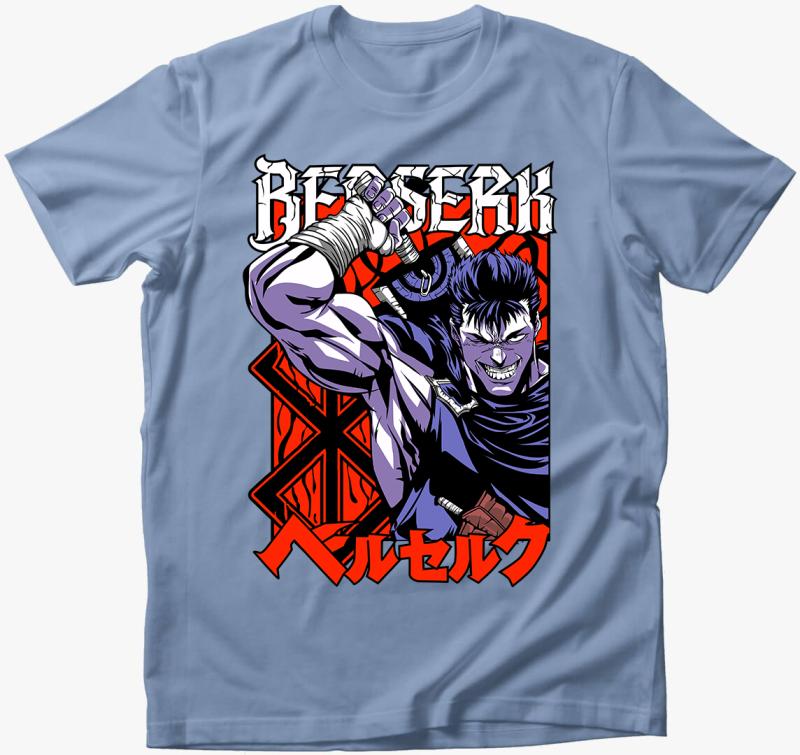 Berserk Guts póló — Lime