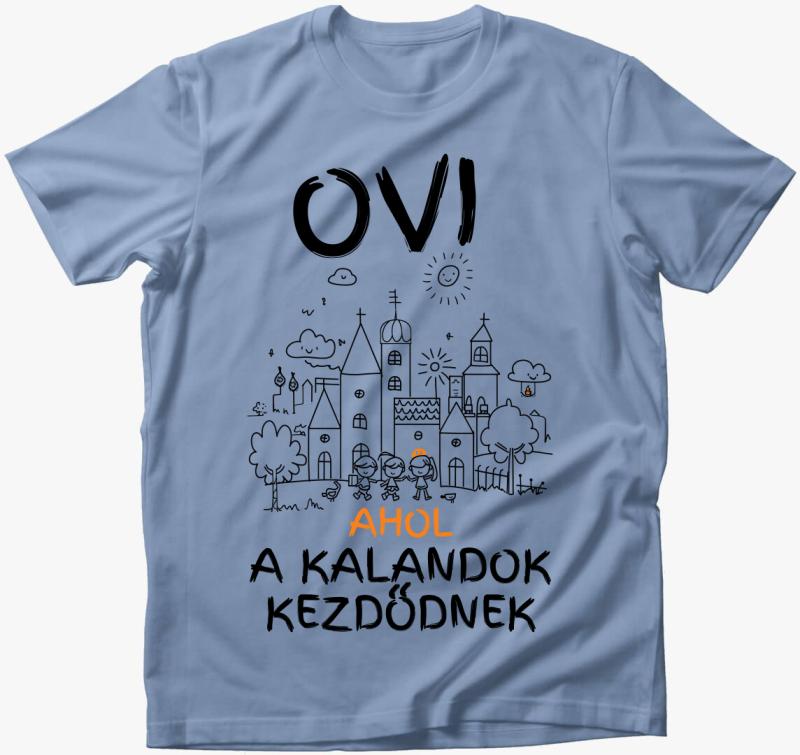 Ovi, ahol a kalandok kezdődnek póló — Lime