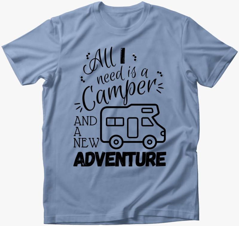 Lakókautó - All I need is a camper and a new adventure feles pohár- angol — Lime