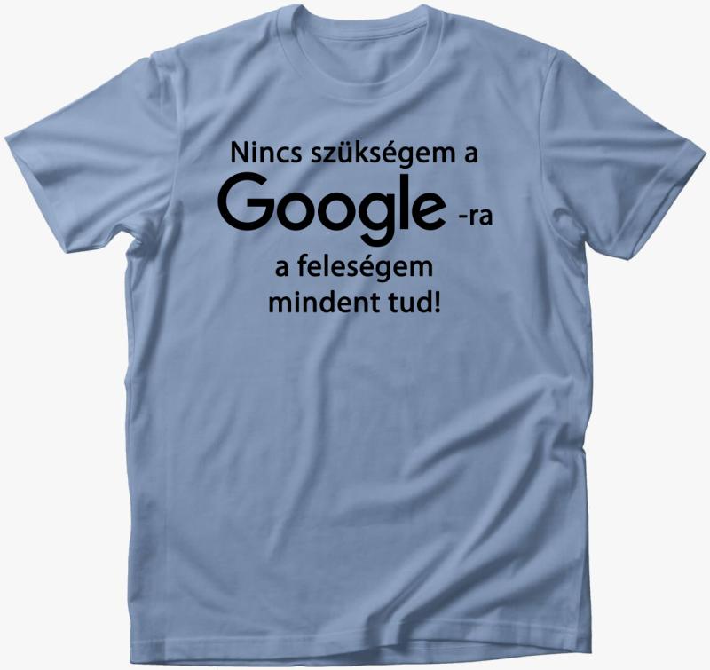 Google vs feleségem póló — Lime