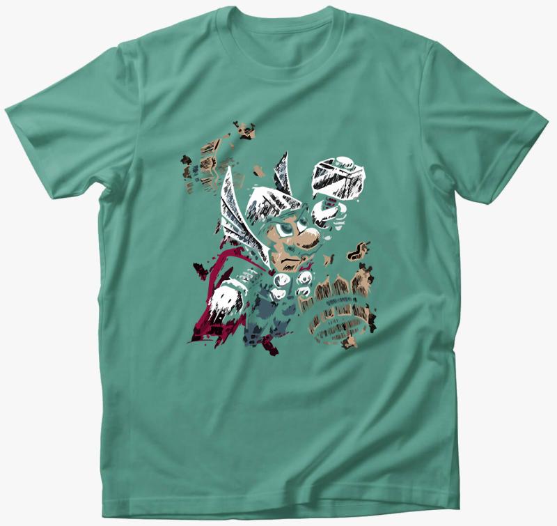 Super Mario Thor póló — Menta