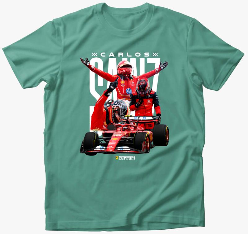 Carlos Sainz Ferrari póló — Menta