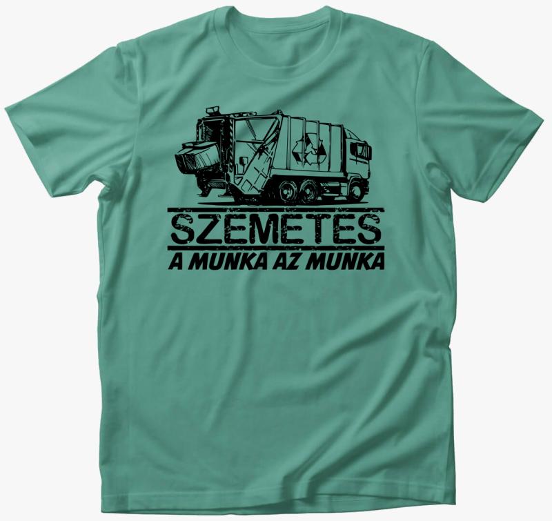 Szemetes póló — Menta