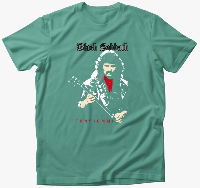 Black Sabbath-Tony Iommi  póló — Menta