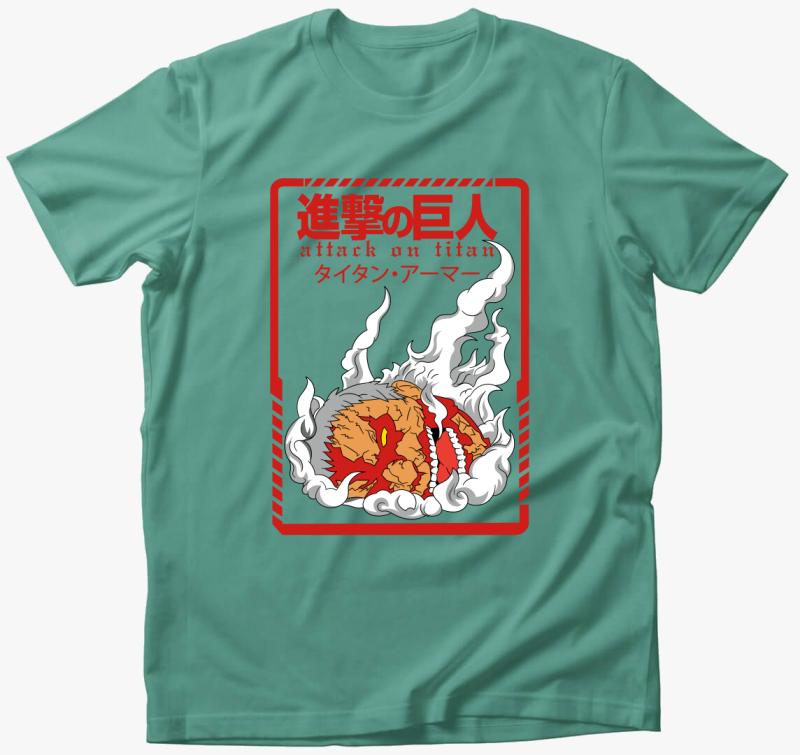 Attack on Titan - Elesett Titán póló — Menta