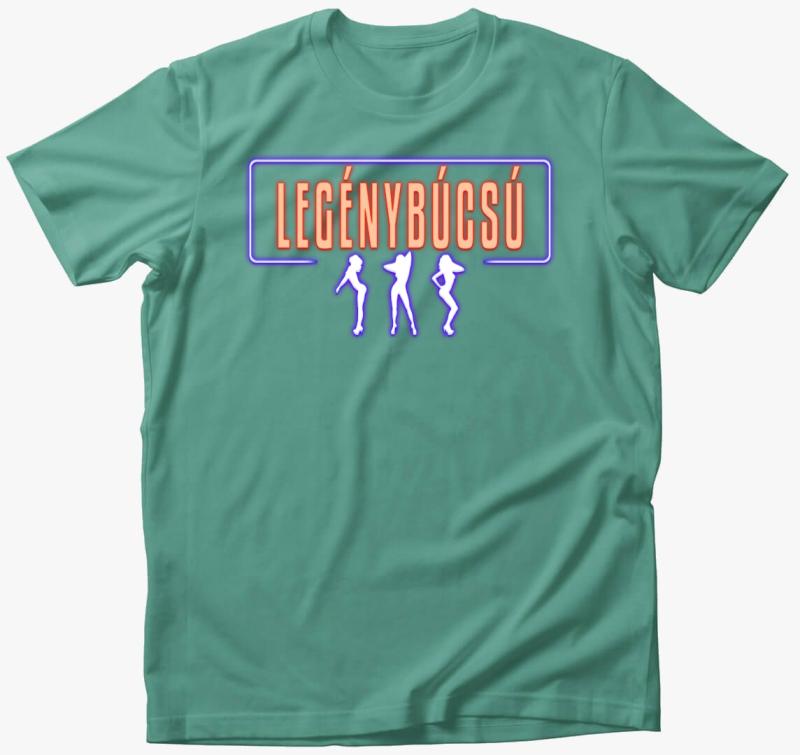 Neon legénybúcsús póló — Menta