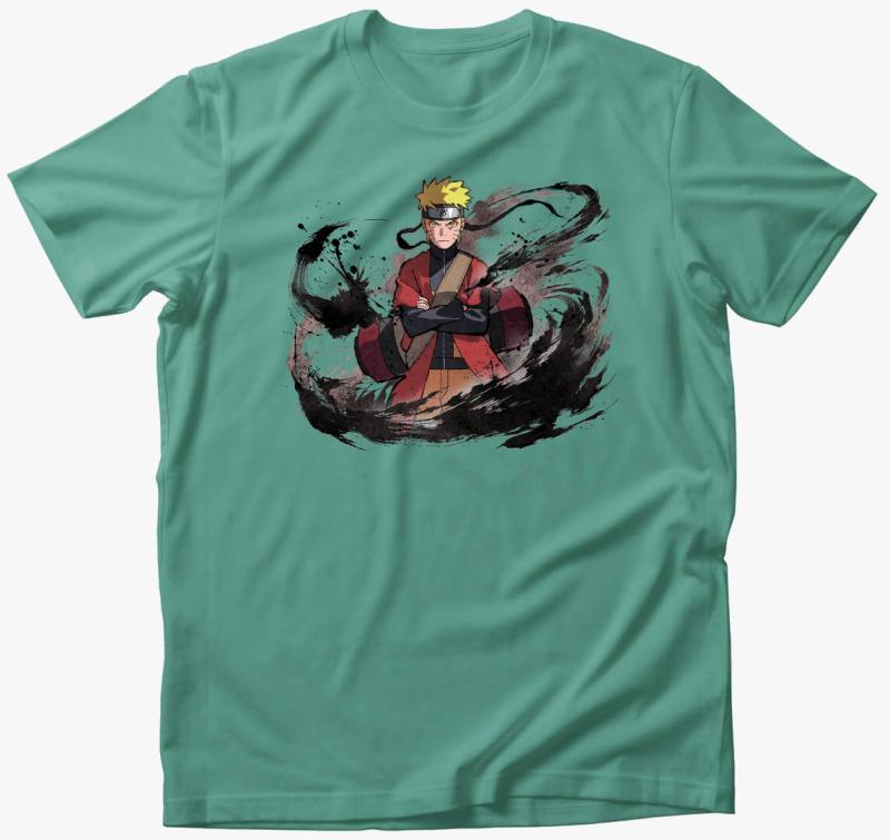 Naruto Art póló — Menta