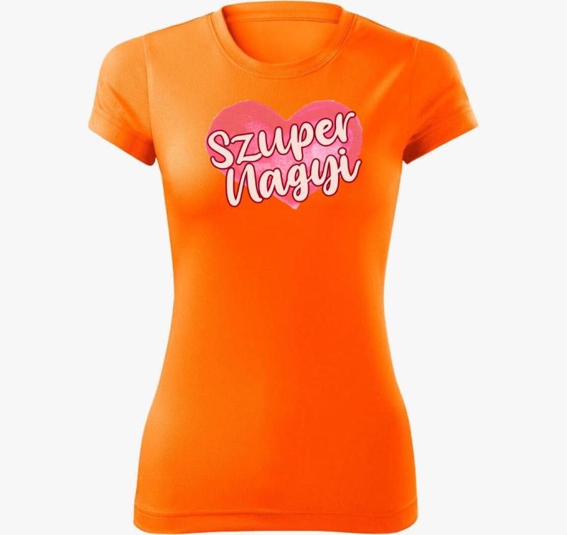 Anyák napi Szuper nagyi póló — Narancs
