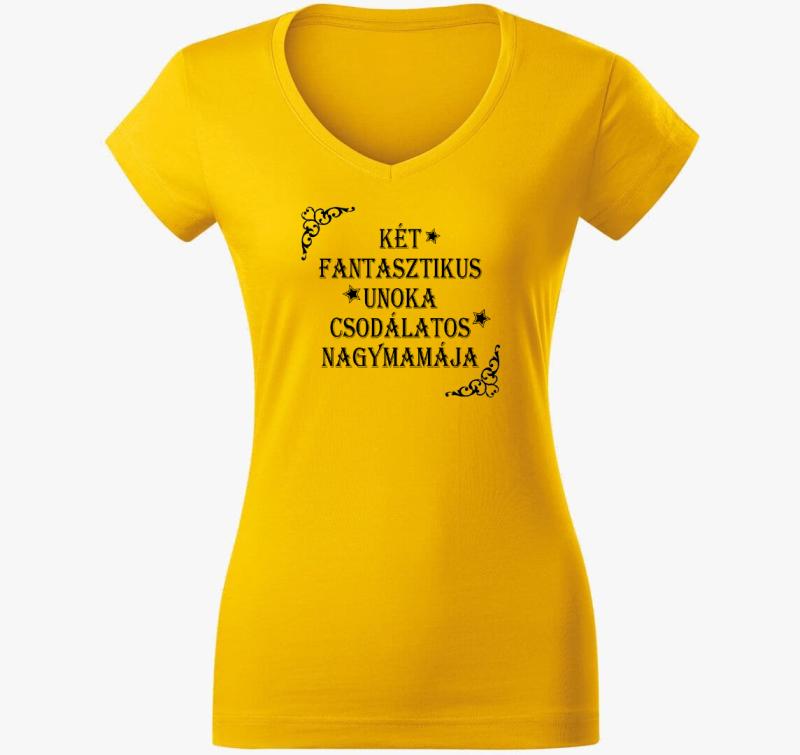 Csodálatos nagymama póló — Sárga