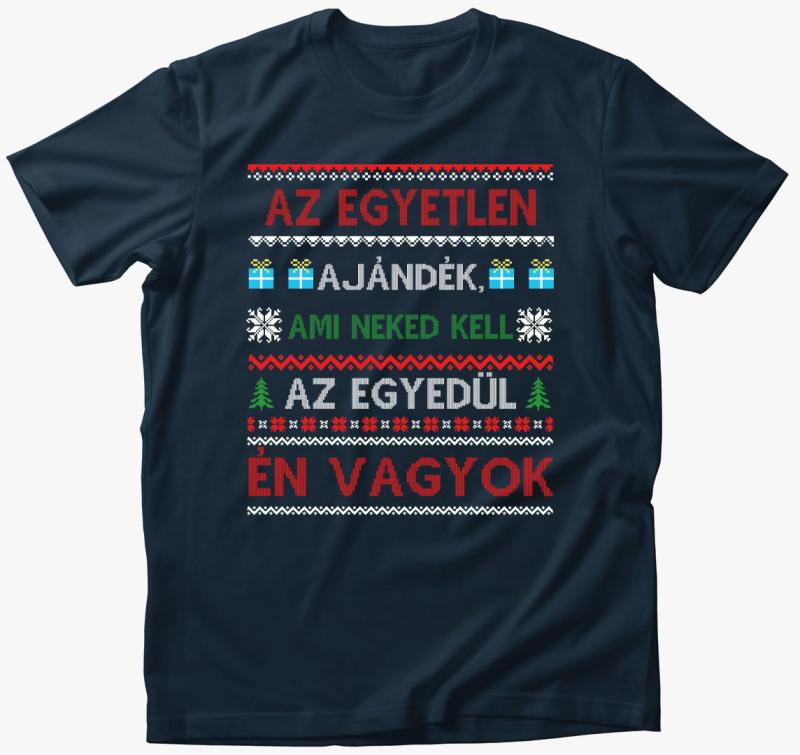 Az egyetlen ajándék póló — Tengerészkék