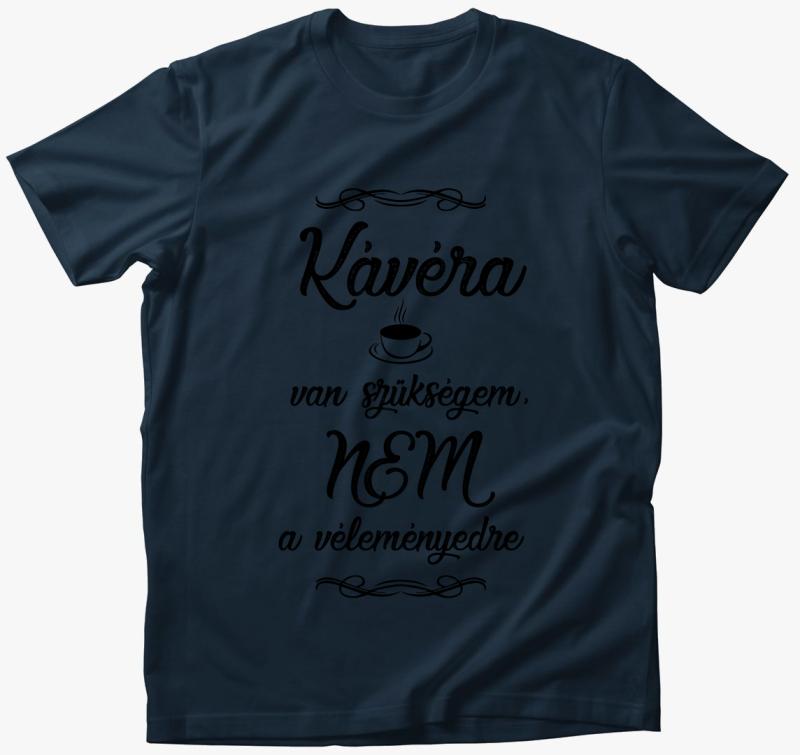 Kávé kapucnis pulóver - fekete — Tengerészkék