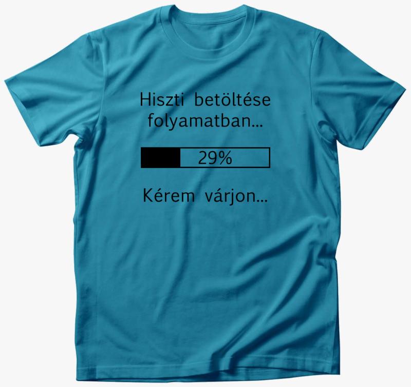 Hiszti betöltése folyamatban póló — Türkiz