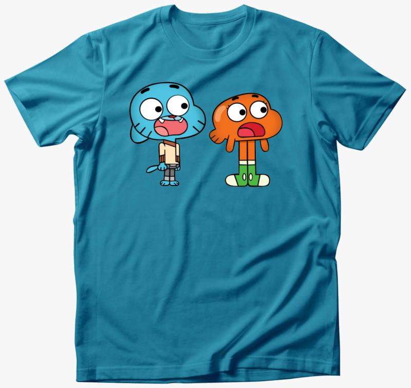 Gumball csodálatos világa póló — Türkiz