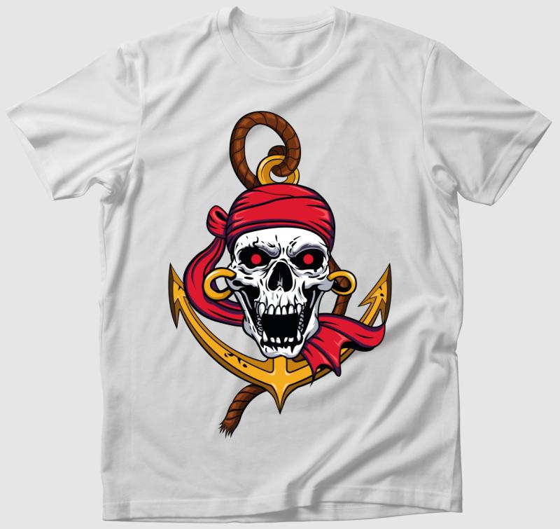 Pirate skull 2  póló