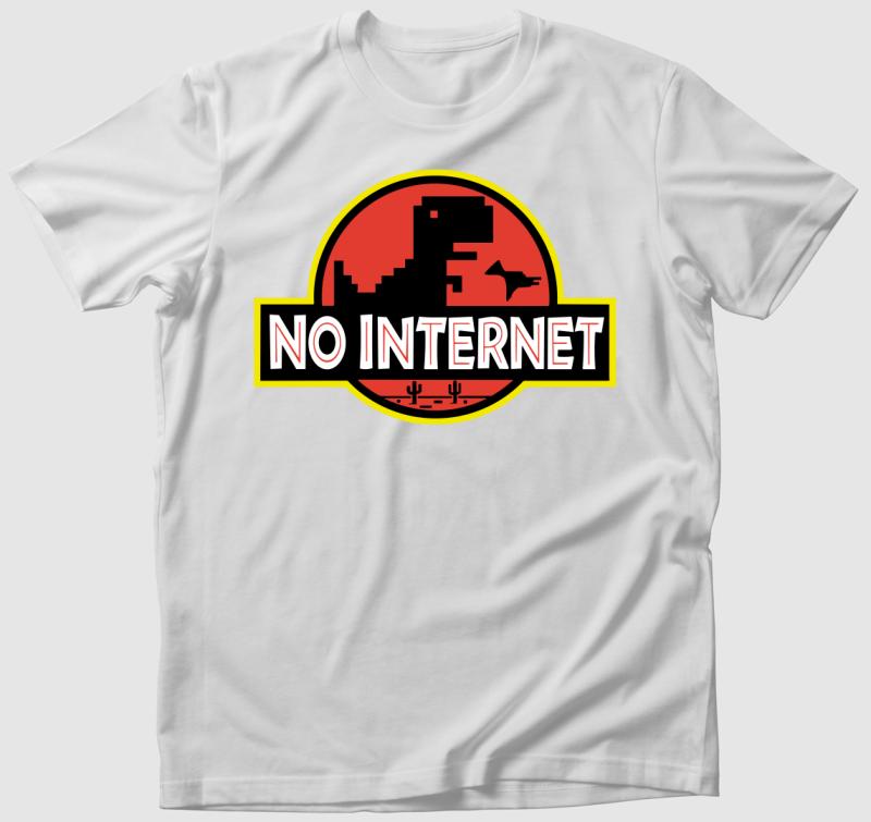 No internet  póló