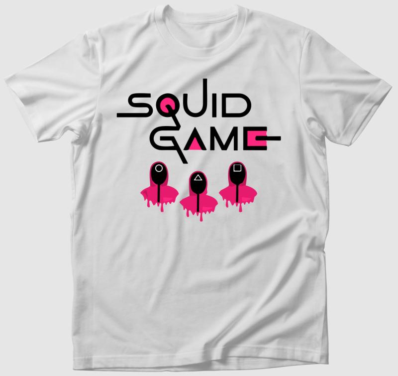 Squid game feliratú  póló