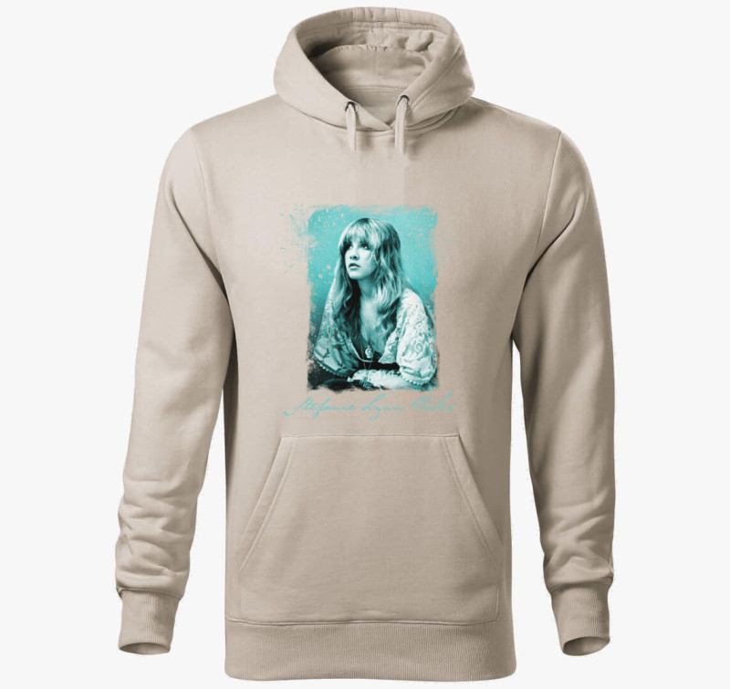 Stephanie Lynn Nicks kapucnis pulóver — Drapp szürke
