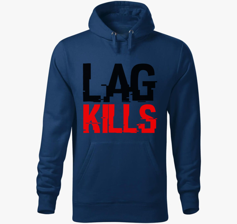 Lag kills kapucnis pulóver — Éjkék