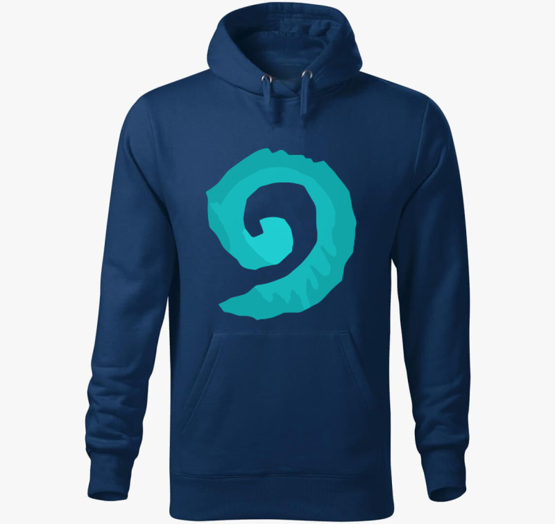 Hearthstone kapucnis pulóver — Éjkék
