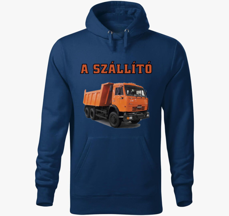 A Szállitó kapucnis pulóver — Éjkék