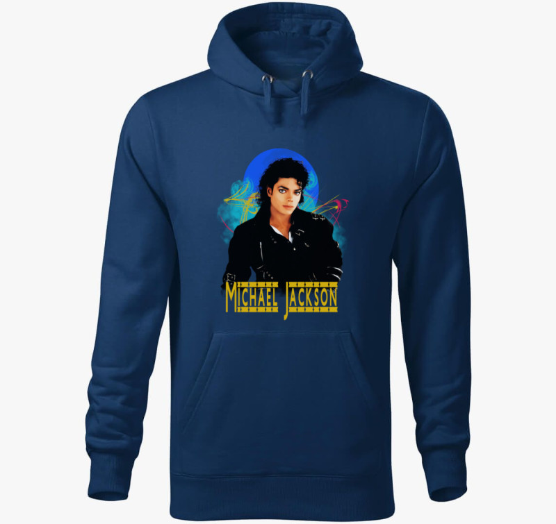 Michael Jackson kapucnis pulóver — Éjkék