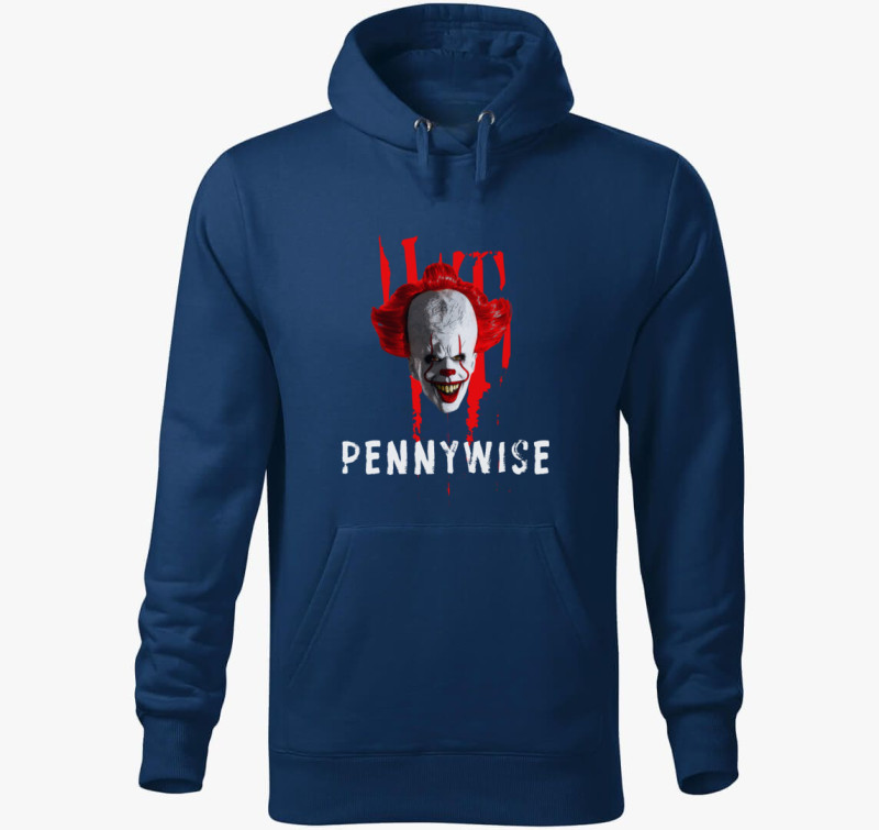 Penny Wise kapucnis pulóver — Éjkék