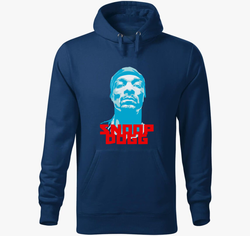 Snoop Doggy Snoopzilla kapucnis pulóver — Éjkék
