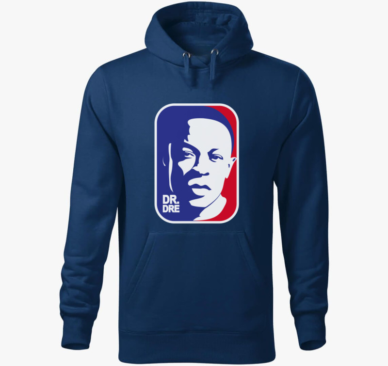 Dr. Dre art kapucnis pulóver — Éjkék