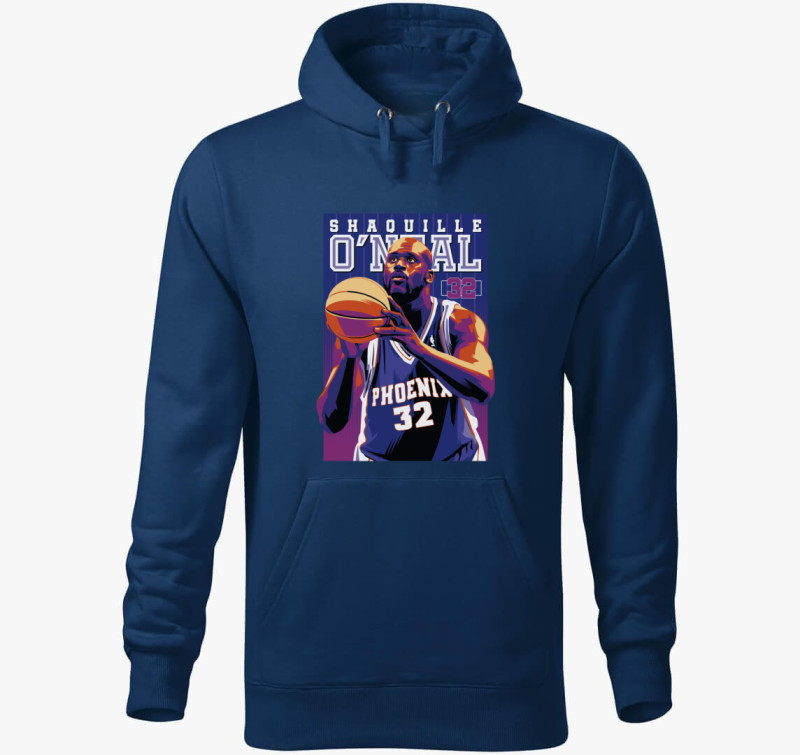 Shaquille O’Neal kapucnis pulóver — Éjkék